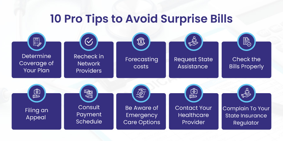 Tips to avoid surprise bills
