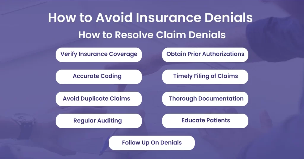 How to Resolve Claim Denials?