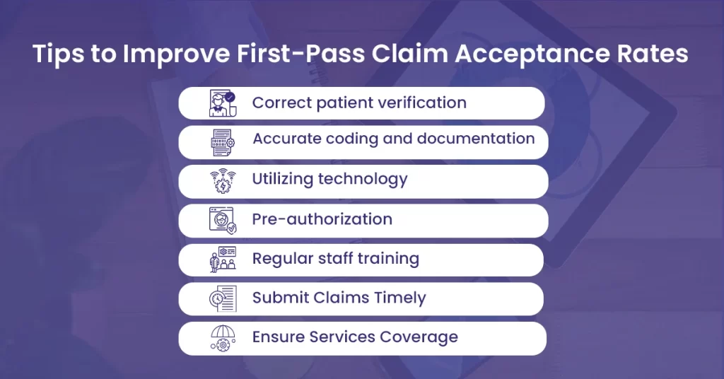 Tips for Improving First-Pass Claim Acceptance Rates