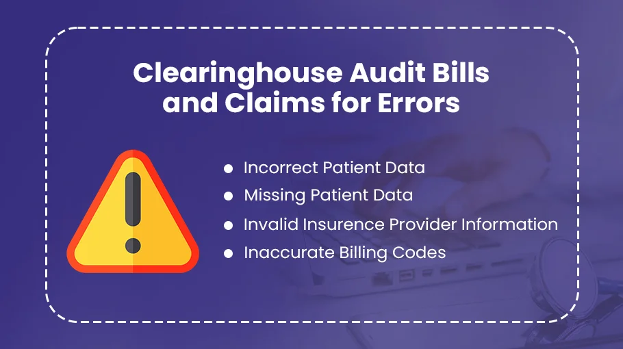 Clearinghouse audit bills errors