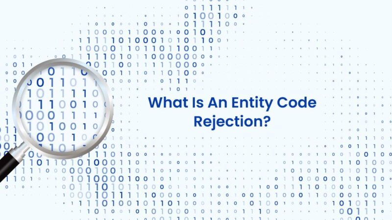 what is an entity code rejection