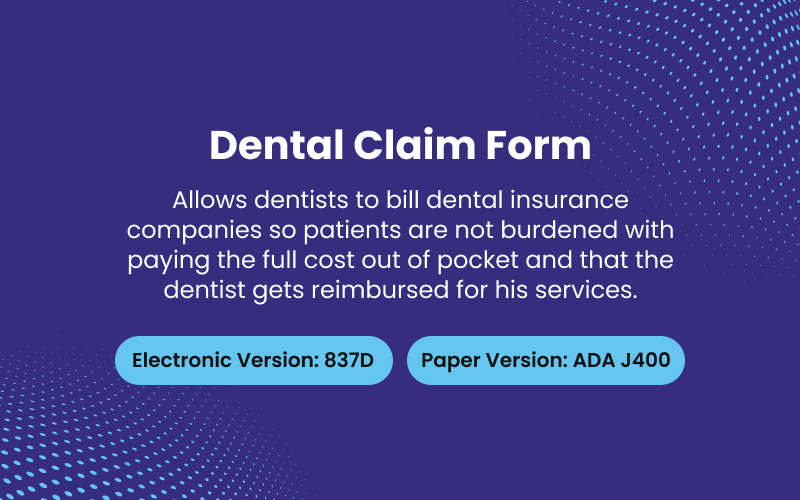 Dental Claim Form
