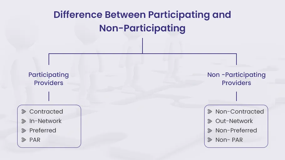 Participating vs Non Participating Provider