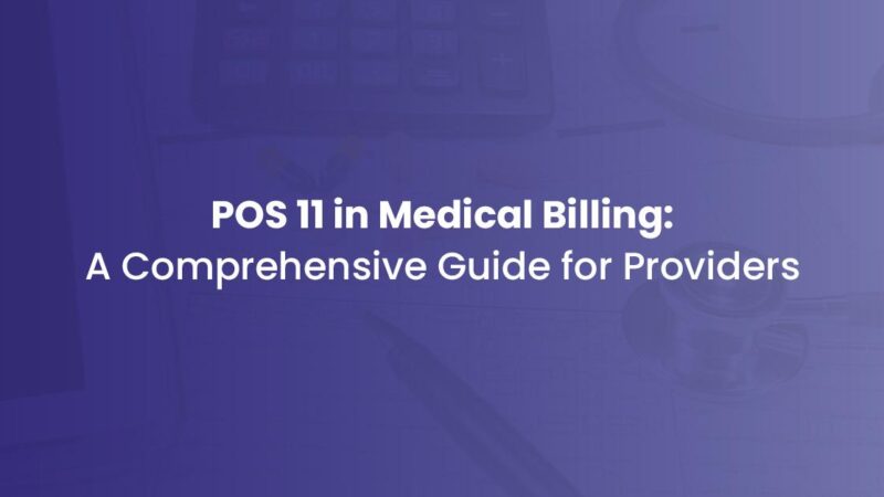 Pos 11 in medical billing