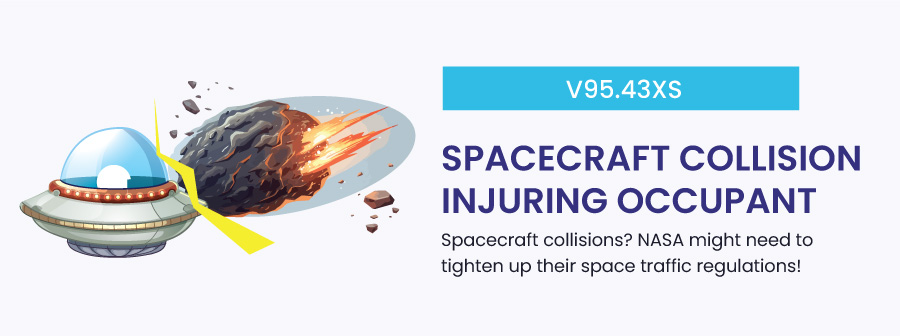 V95.43XS: Spacecraft collision injuring occupant, sequela funny icd 10 code