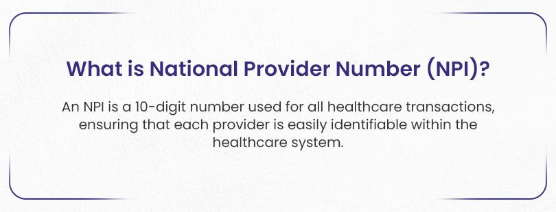 What is NPI number