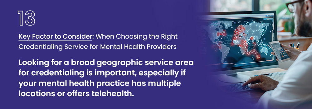 credentialing service for mental health providers