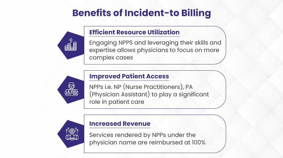 incident to billing benefits