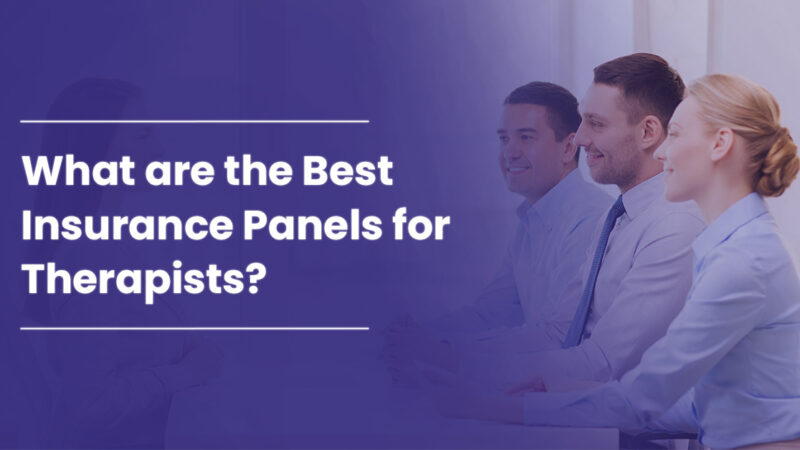 best insurance panel for therapist