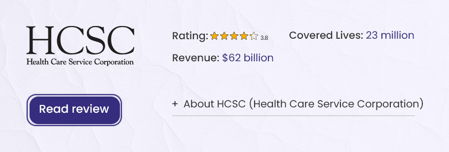 best healthcare payer companies in the usa hcsc