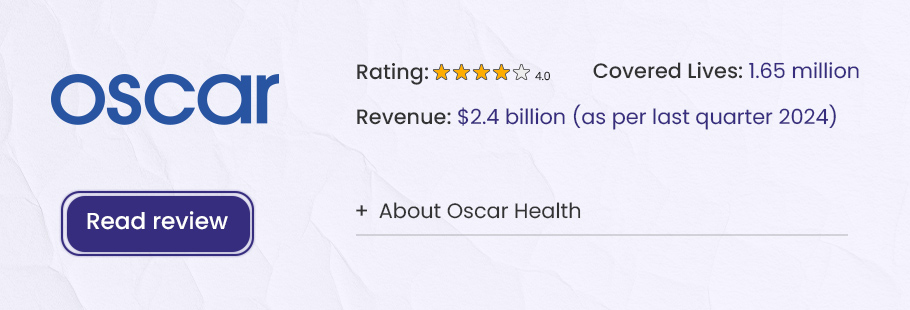 best healthcare payer companies in the usa oscar health