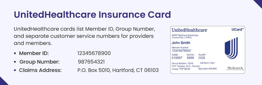 UnitedHealthcare Insurance Card