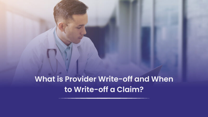 Provider Write off Claim Instructions