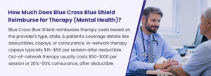 How Much Does Blue Cross Blue Shield Reimburse for Therapy (Mental Health)? - BellMedEx