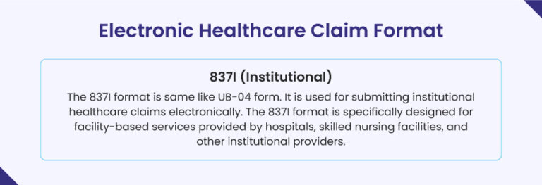 In What Format Are Healthcare Claims Sent? - BellMedEx