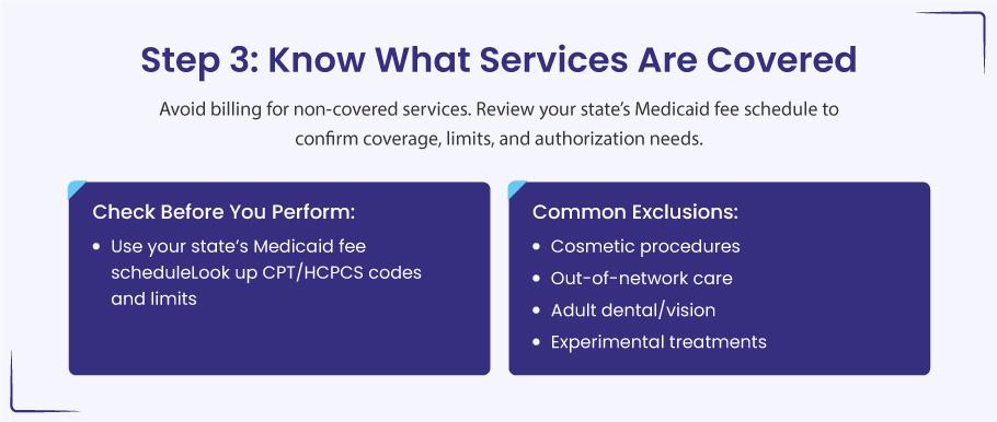 step 3 how to bill medicaid as a provider