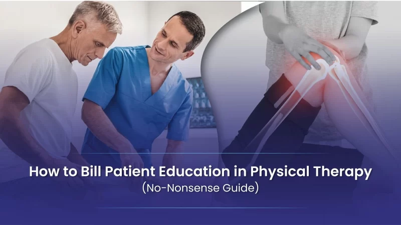 how to bill patient education in physical therapy