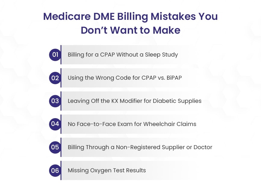 medicare dme billing mistakes