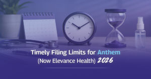 Anthem Timely Filing Limit