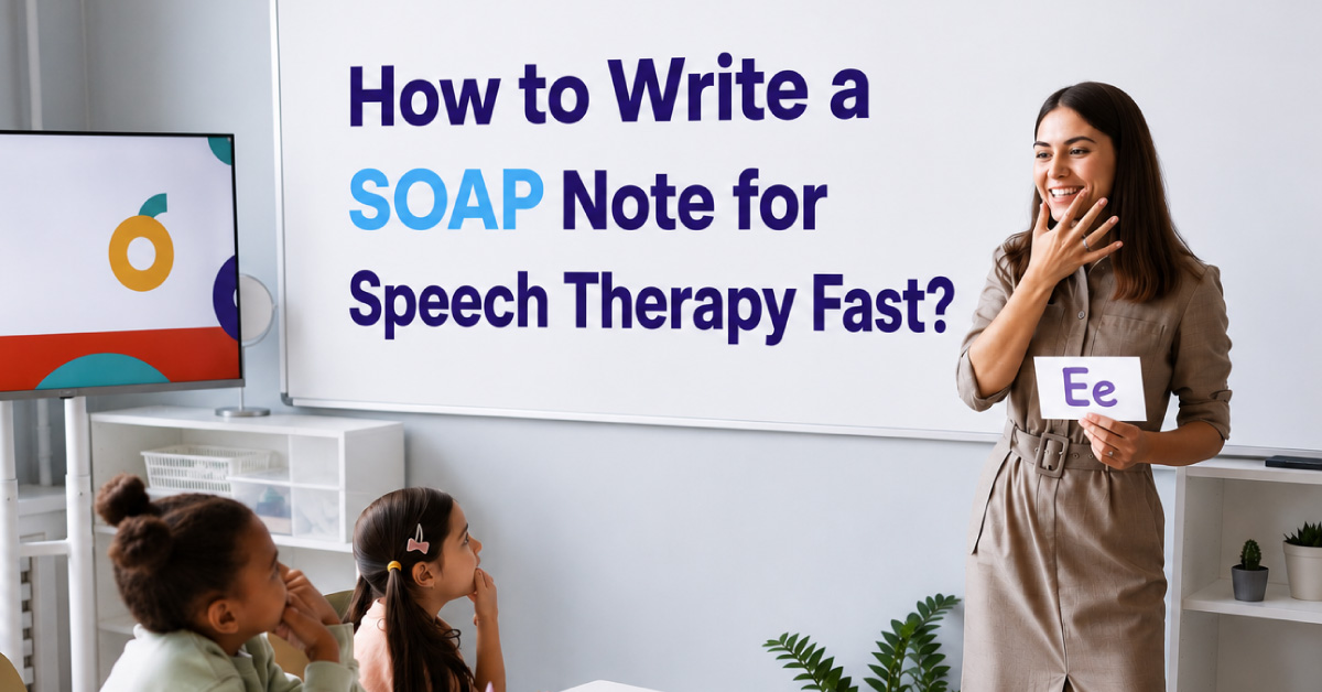 You are currently viewing Speech Therapy SOAP Note Template + Examples (2026)
